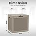 GYMHILL 36 Gallon Outdoor Deck Box Waterproof Resin Storage Box for Patio Furniture, Garden Tools, Cushions, Easy to Clean and Install