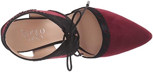 Franco Sarto Women's L-Amoretta Dress Pump, Bordo/Black, 6.5 M US | Image 4