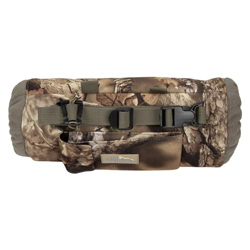 North Mountain Gear Insulated Muff for Hunting, Windproof Exterior, Fleece Lining, Woodland Brown Camo