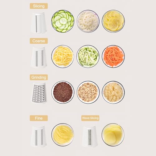 Coupe-Légumes Multifonction et Râpe Manuel de Cuisine pour Fromage et Choux - 5