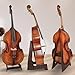 Double Bass Stand, Sturdy and Portable Upright Bass,Cello Stand made of wood with Rubber Protection Detachable for Bass Cello