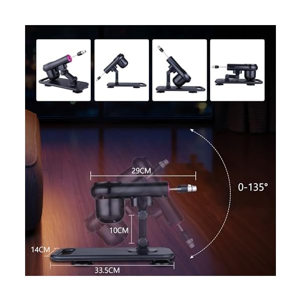 Fickmaschine mit Dildos Sexmaschine für die frau Remote Control Sexspielzeug Automatisch Realistischer Dildo Maschine Extrem Sex Toy mit 3xlr Aufsatz – Bild 5