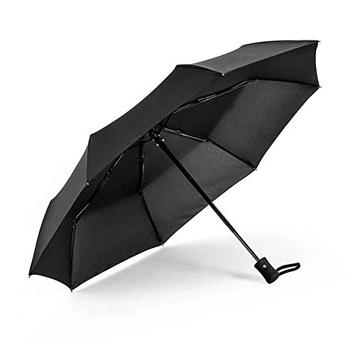 Paraguas plegable,Automático Plegable para Viaje,"Dupont Teflon" recubierto de 210T y 8 Costillas Resina-Reforzada con Fibra de Automático de apertura/Cierre con Mango ergonómico