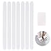 24 pegatinas antideslizantes para la ducha, pegatinas antideslizantes para la ducha, bañeras, duchas, peldaños con raspador (38 cm)