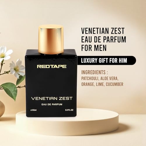 Image of Red Tape Venetian Zest Eau De Parfum for Men 100ml | Premium Long-Lasting Perfume | Fresh & Elegant Scent | Luxury Fragrance for Men | Ideal for Gifting | Best Gift for Him