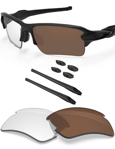Image of BLAZERBUCK Anti Salt Replacement Lenses & Sock Kit for Oakley Flak 2.0 XL OO9188 Sunglasses