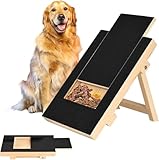 Dog Nail Scratch Board - Pull-Out Pet Nail Grinder Wooden Scratcher | Wooden Dog Scratch Pad for Nails with Treat Box | Nail Filing Board with Treat Drawer, Dog Nail Trimming Pad (Single Draw)