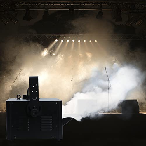 Máquina de humo de 1500 W con control remoto y controles, dosificación programada para fiestas, escenarios, bodas, conciertos, DJ y reuniones familiares miniatura 7