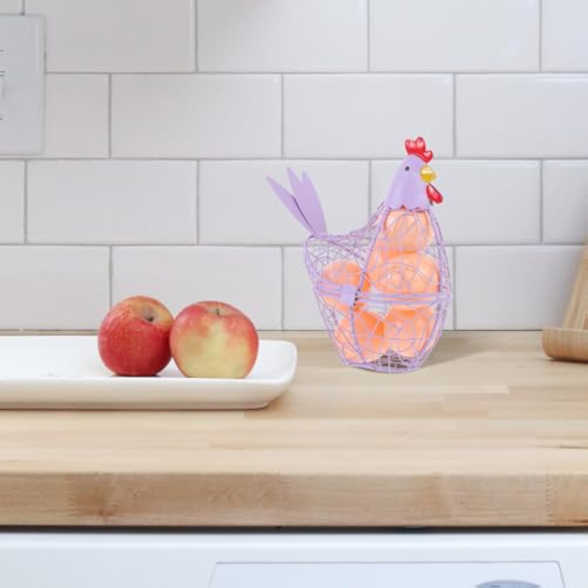Decorative Metal Shaped Storage Holder for Kitchen