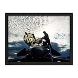 Full size of the print is 46 x 61 cm (18 x 24 inches). Once framed the total size is: 51 x 66 cm (20 x 26 inches).