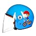 Produktbild Fahrradhelm Kinder,Motorrad Helm Kinder,Verstellbar Kinder Helm,Kinderhelm Kann Eingestellt Werden Leichter Schutzhelm,Geeignet Für Fahrrad, Motorrad,Ski,Skateboard,3-8,Kinder,Blau