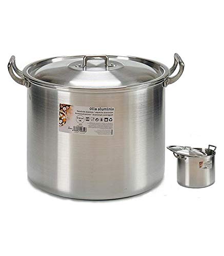 Blungi Olla Aluminio 26 Cm 10 Litros En Oferta Bigbuy Home S3602016 Olla De Cocción Lenta Aluminio, 10 L, 28 X 24 X 35.5 Cm, 35.5 X 24 X 28 Cm, Materiales Varios, Multicolor