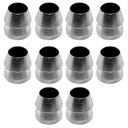 SEIWEI Lot de 10 cales rondes en acier au carbone pour hache, marteau à panne fendue, traîneau (16 mm)