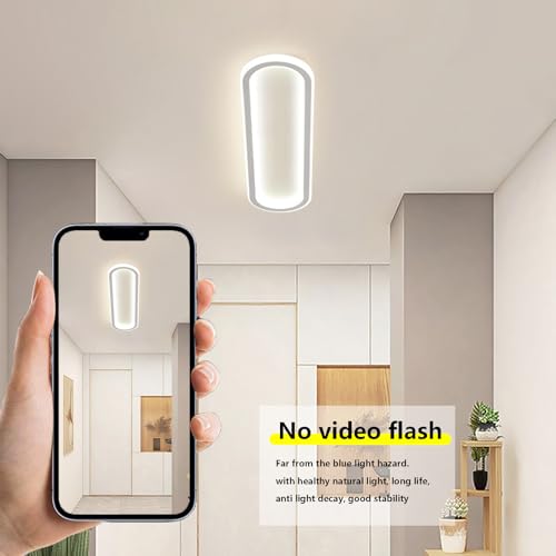 Plafonnier LED moderne et ultra mince de 60cm blanc avec une télécommande intuitive