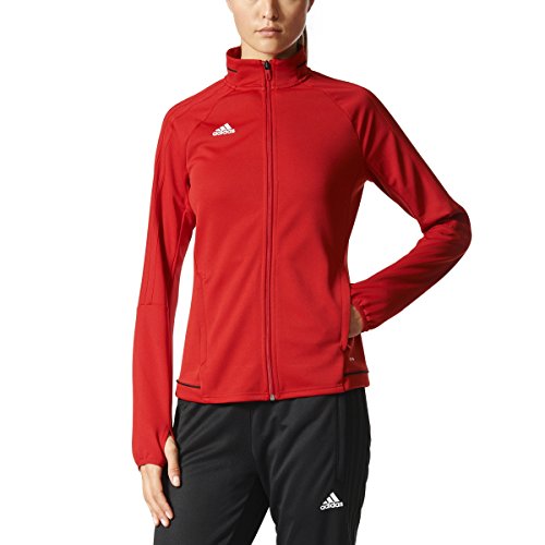 Veste Tiro 17 Adidas femme respirante avec poches zippées pour le sport