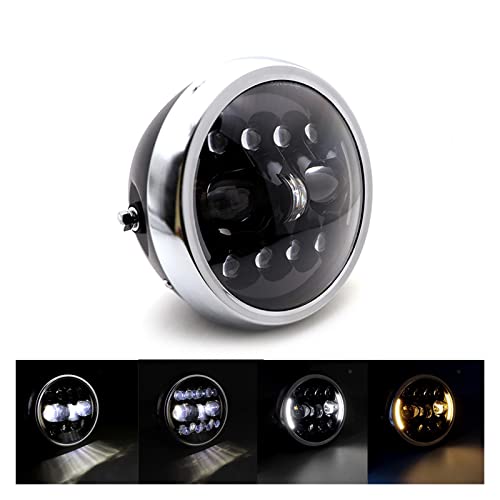 Phare LED 7.5 Moto Finition Premium Harley Custom Bobber - 3