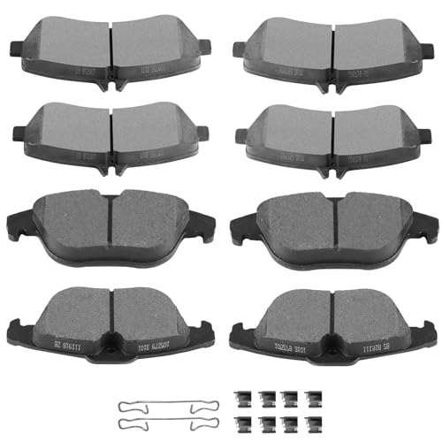 Image of Ceramic Brake Pads Kits,SCITOO 8pcs Brakes Pads Set For GLK250 2013-2015 | 2010 2011 2012 2013 2014 2015 For Mercedes-Benz For GLK350