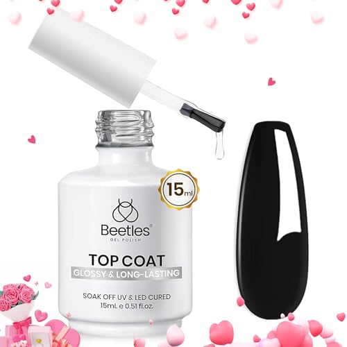 beetles Gel Polish No Wipe Gel Top Coat - 15ml ...