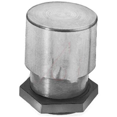 APM Hexseal1238/1 SS, Boot, Pushbutton, Stainless Steel 15/32-32NS, ID .422, Flourosilicone Rubber