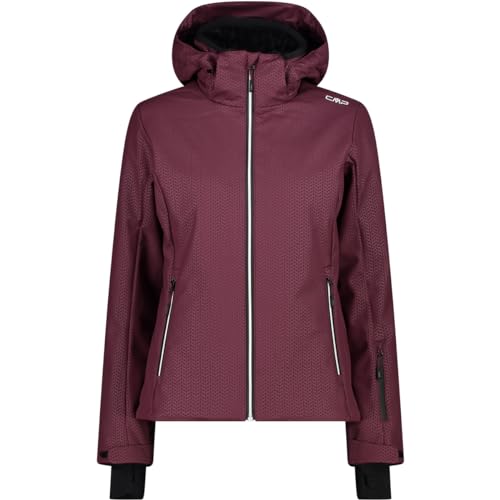 Veste à capuche et fermeture éclair femme ski CMP pour le sport d'hiver