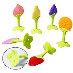 6-Pack-Baby-Teething-Toys-for-Newborn-Infant-BPA-Free-Freezer-Safe-Silicone-Fruit-Baby-Teethers-Soothe-Babies-Gums-Set-for-Babies-0-6-Months-6-12-Months