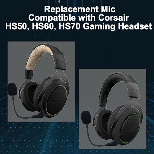 SPTSSWET Ersatz Spielmikrofon für Corsair HS50 HS60 HS70 Gaming Headset
