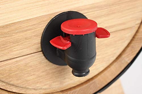 Dispensador de vino en barril 5.5Lt para servir sin goteos ni botellas pesadas 6