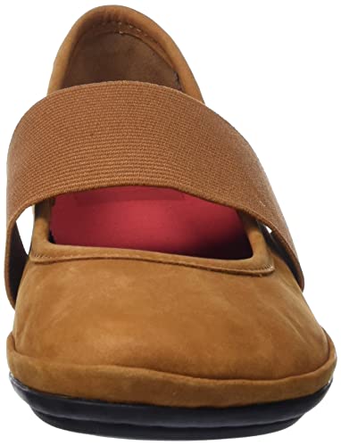 Camper Women's Right Nina Ballet Flat, Medium Brown, 11 #TOP1