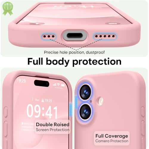 Image of LOVE 3000 Magnetic for iPhone 17 Case Premium Silicone, Pink Sand