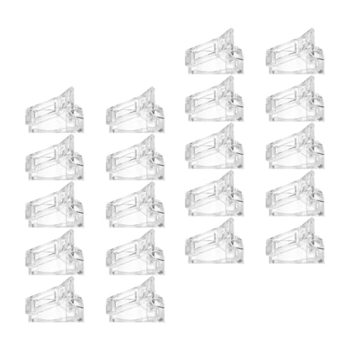 Set 20 clips para molde de uñas cristal miniatura 1