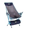 Uquip Infinity Lounger – Ultralight Camping Chair with High Backrest, up to 130 kg, Grey