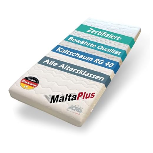 Schaumstoffmatratze Malta Plus 90 x 200 cm