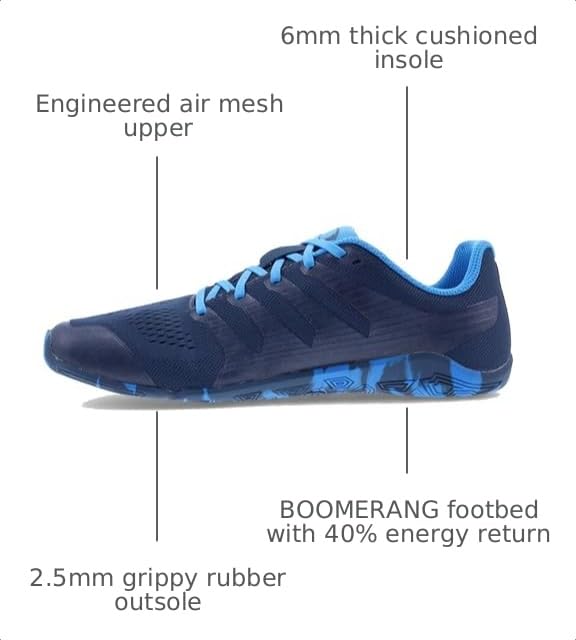 Image of Inovate BARE Training Shoes, Gym Machine, Lightweight, Thin Sole, Wide, Barefoot Feel, 0mm Drop Men's