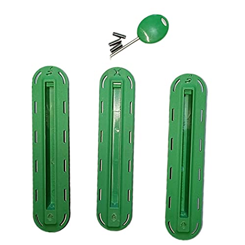 Surfing Fins Surfboard Fins Box Surfboard Rudder Groove Kit Center Fin Box for Longboard Shortboard Surfing Accessories (Color : Green, Size : 3pcs)