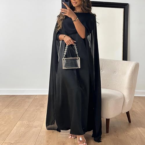 Robe de soirée grande taille fluide pour masquer les complexes avec élégance - 3