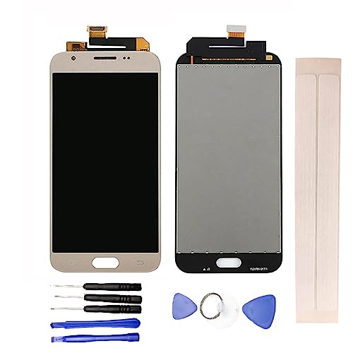 JayTong LCD Display & Replacement Touch Screen Digitizer Assembly with Free Tools for Galaxy J3 2017 Prime SM-J327 J327R4 J327T J327T1 J3 Amp Prime 2 SM-J327AZ Gold