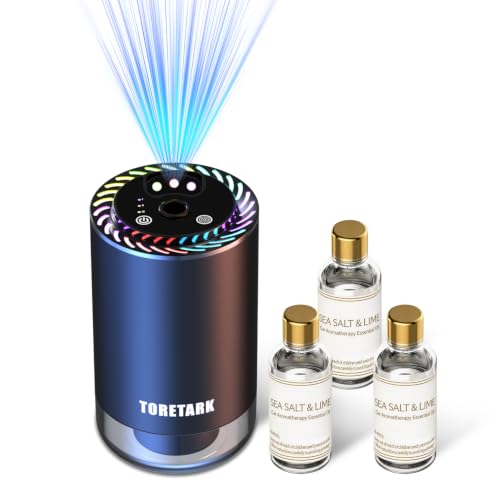Image of Smart Car Air Freshener & 150ml Car Diffuser Oil Refill(Sea Salt & Lime)