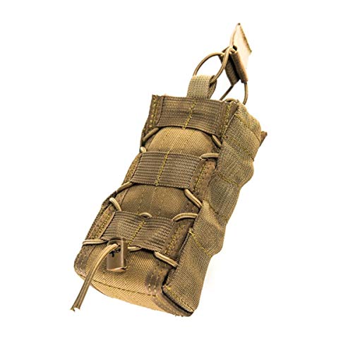 High Speed Gear - Radio Pop-Up Taco MOLLE Pouch, Police Gear & Military Gear, MOLLE Radio Pouch, Tactical Pouch for Professionals (Coyote Brown)