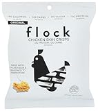 Flock Original Flavor Chicken Skin Crisps, Low Carb, 2.5 Ounces (Pack Of 8)