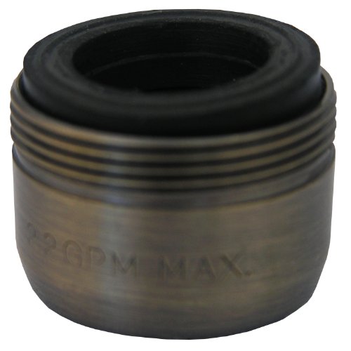 LASCO 09-1971 Dual Thread Faucet Aerator Dual Thread, Standard Male and Female Adapter, Antique Bronze