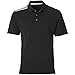 adidas Golf Men's Climacool 3-Stripes Polo Shirt, Black/White, Large