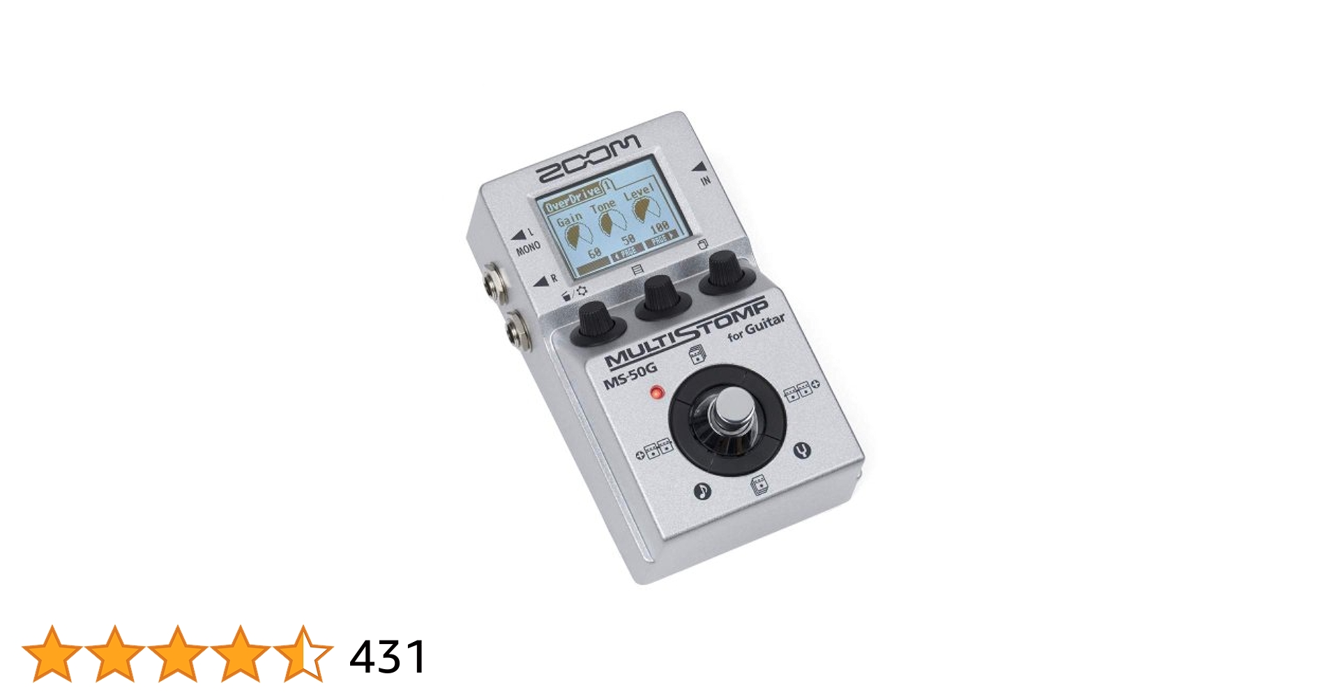 Amazon.co.jp: Zoom Ms-50G マルチストンプギターエフェクト