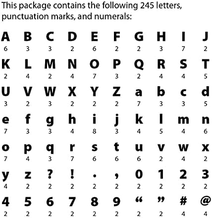 Creative Teaching Black Swirl Punch-Out Letters, 4