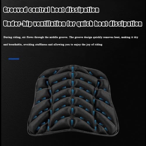 Cojín de asiento para moto Piaggio Liberty 125 con malla transpirable antideslizante 7