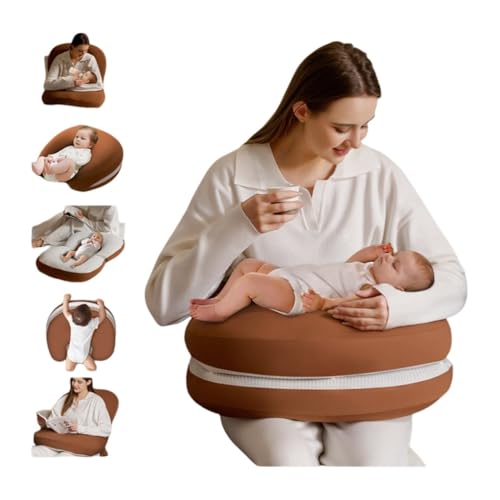 iuscacey 6-in-1 Stillkissen Khaki