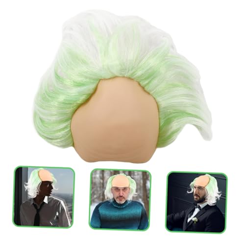 Perruque chauve extensible et résistante Healvian pour accessoire Halloween