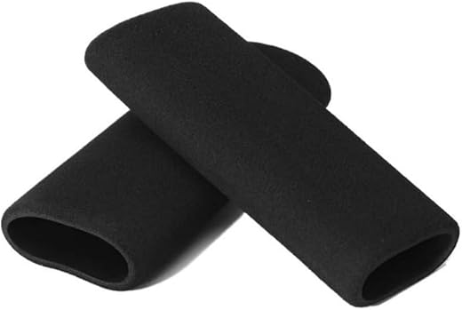 2Pcs Handle Grips for Motorcycle, Bike Handle Grip Soft, Cycle Handle Grip Soft Vibration Reduction for Long Rides, Enhanc...