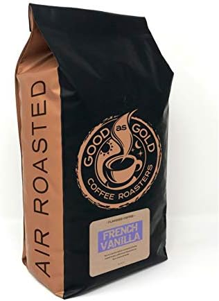 French Vanilla Coffee Beans, Flavored Coffee, Whole Bean, 5 Pound Bag – Good As Gold Coffee Roasters