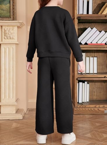 blibean Teen Girls Pant Sets Comfy Knit Clothes Outfits Fall Clothing Size 4-13 Years3