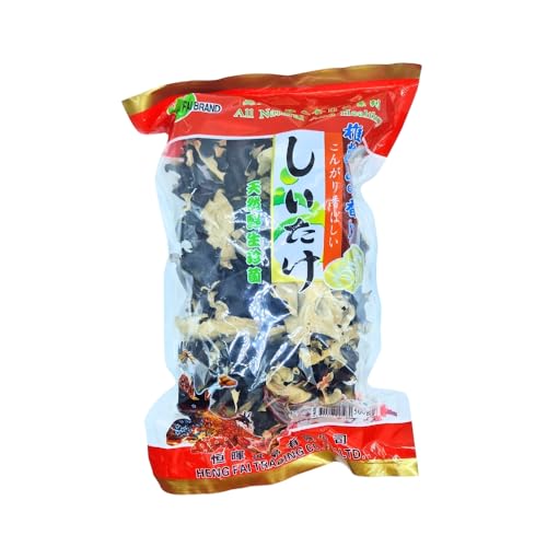 Heng Fai White-Black Fungus | Dried Edible Mushroom Rich in Fibre and Antioxidants | Perfect for Soups, Stir-Fries and Salads | Traditional Asian Ingredient for Healthy Cooking | 500g Pack